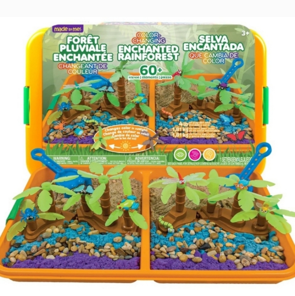 Made By Me - Color Changing Sensory Bins (Rainforest)